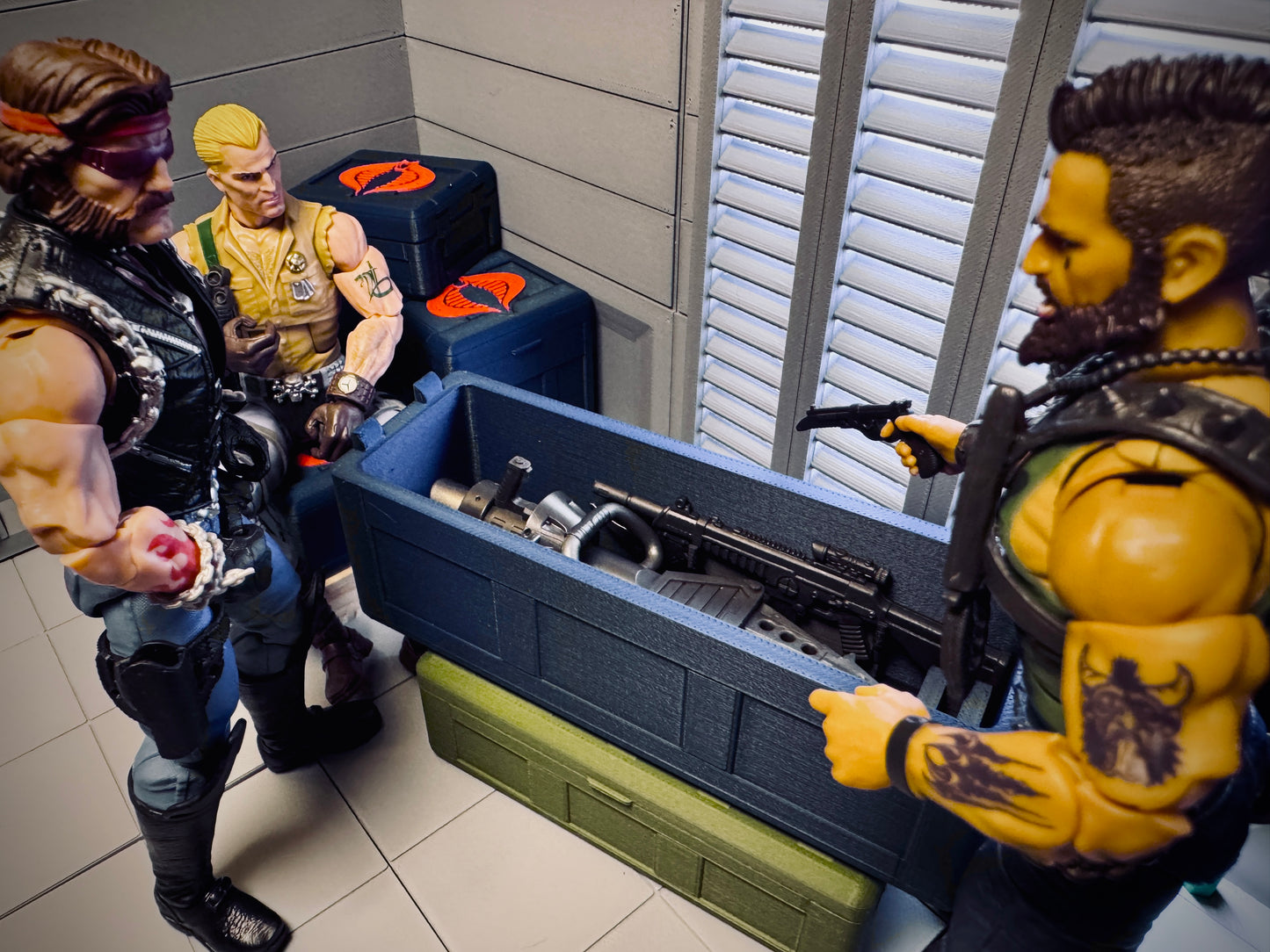 Diorama: Cobra HQ - Vent Walls