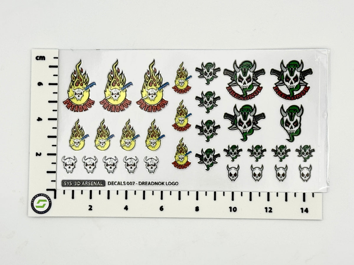 Transfer Decal Sheet - 1/12 Scale G.I. Joe