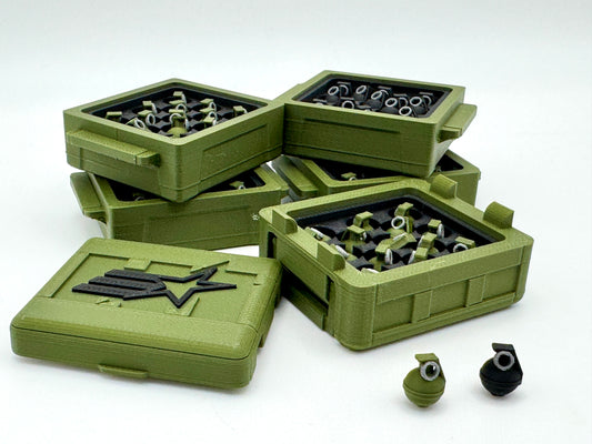 Standard Crate: Utility X-Small with M67 or MKII Grenades - G.I. Joe
