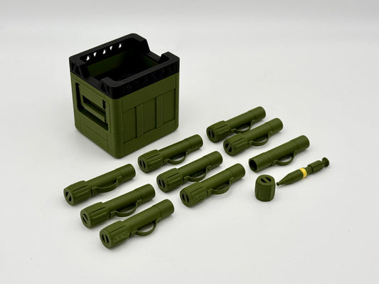 Utility Crate - Small Mortar Round Transport - G.I. Joe/Cobra 1:12 Scale