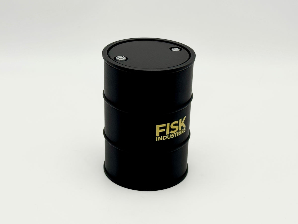 1:12 Scale Drum with Logo - 55 Gallon Barrel)