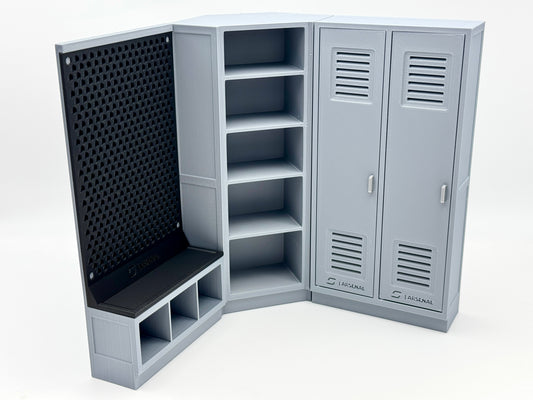 Armory - Corner Locker #1 - 1/12 Scale - G.I. Joe, Valaverse, Monster Force, Marvel Legends (Copy)
