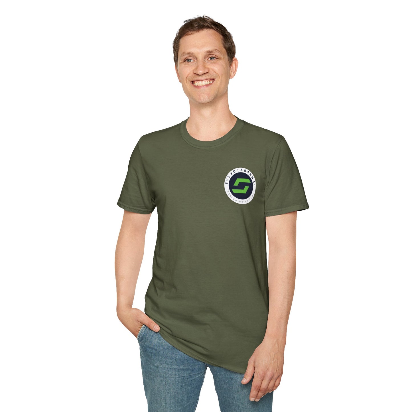 SYS 3D Arsenal Logo Left Chest T-Shirt