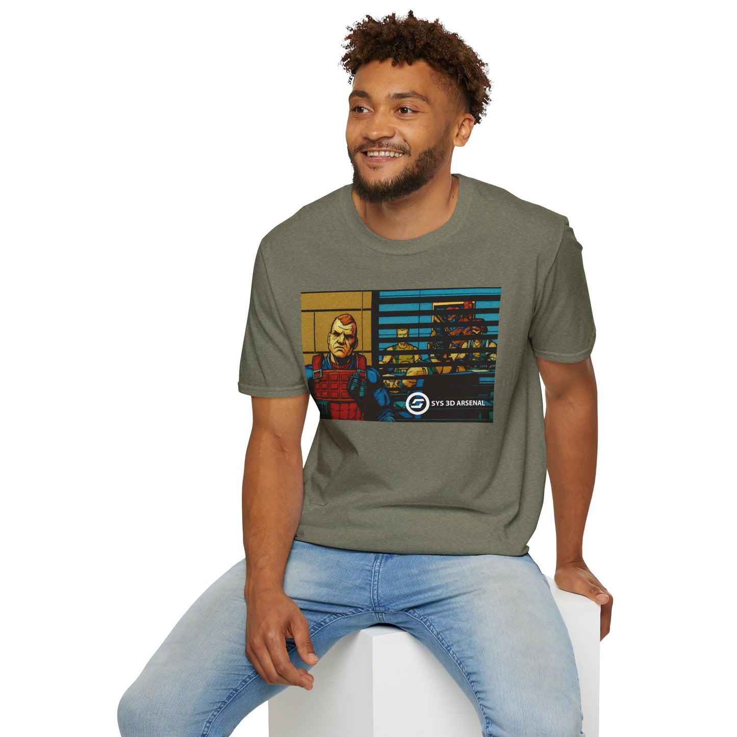G.I. Joe Scrap Iron Office Confessional Unisex T-Shirt - SYS 3D