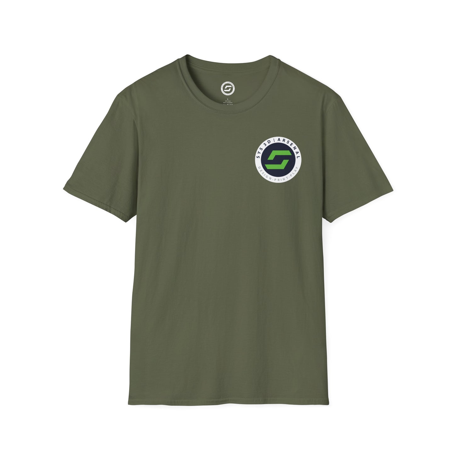 SYS 3D Arsenal Logo Front/Back T-Shirt