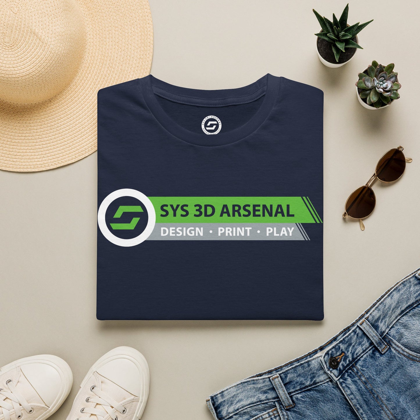 SYS 3D Arsenal Landscape Logo T-Shirt