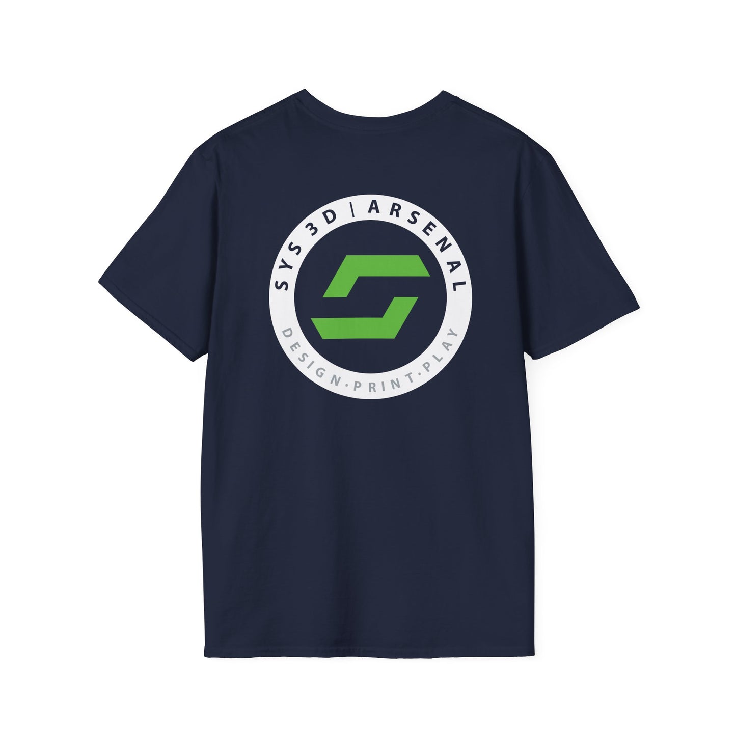 SYS 3D Arsenal Logo Front/Back T-Shirt