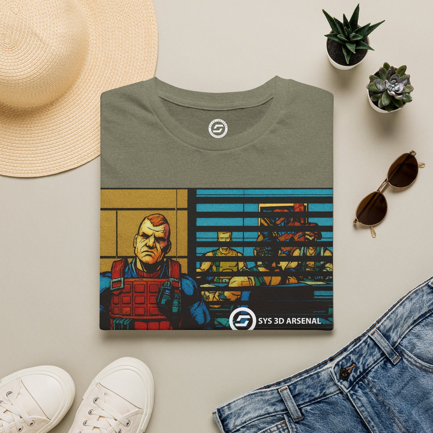 G.I. Joe Scrap Iron Office Confessional Unisex T-Shirt - SYS 3D