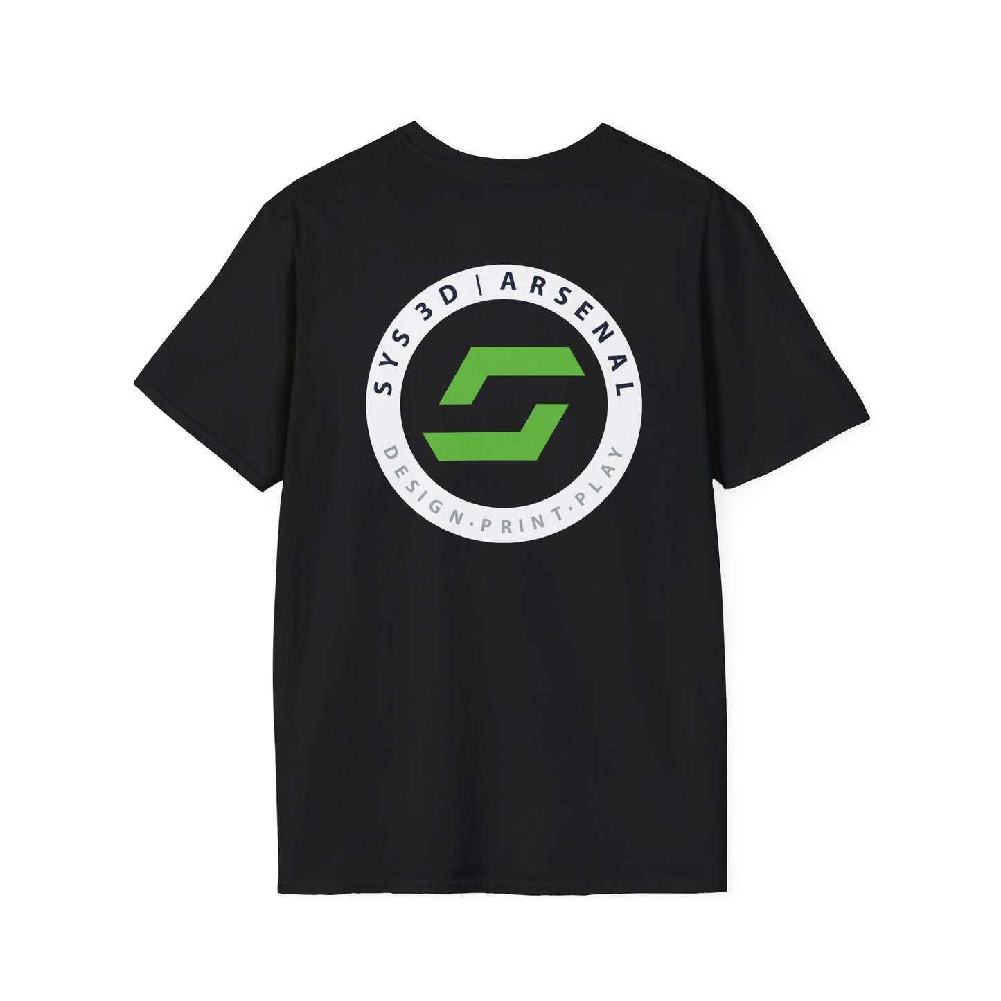SYS 3D Arsenal Logo Front/Back T-Shirt