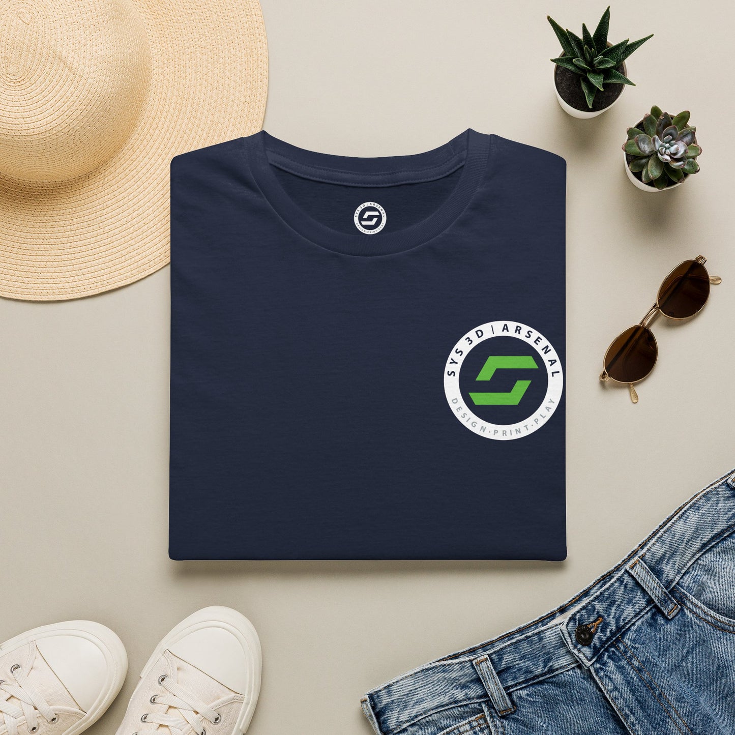 SYS 3D Arsenal Logo Left Chest T-Shirt