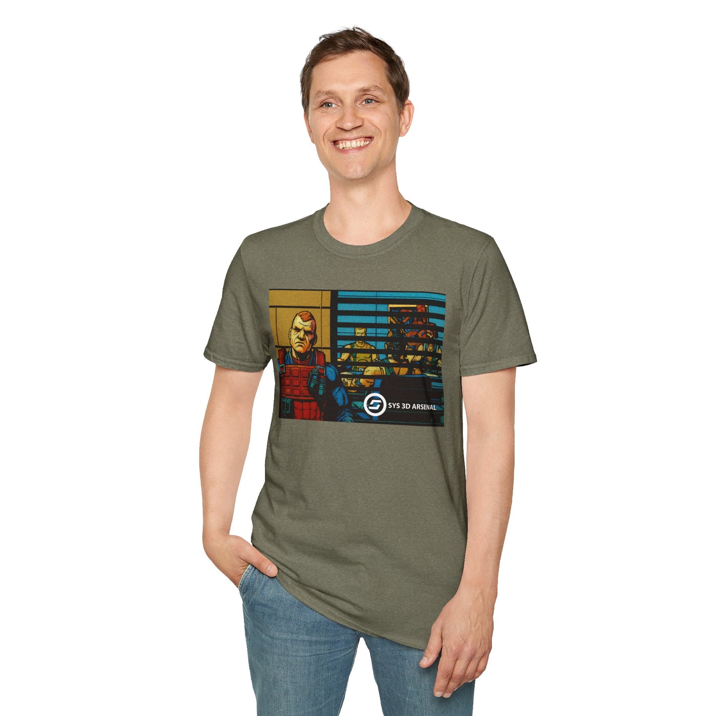 G.I. Joe Scrap Iron Office Confessional Unisex T-Shirt - SYS 3D