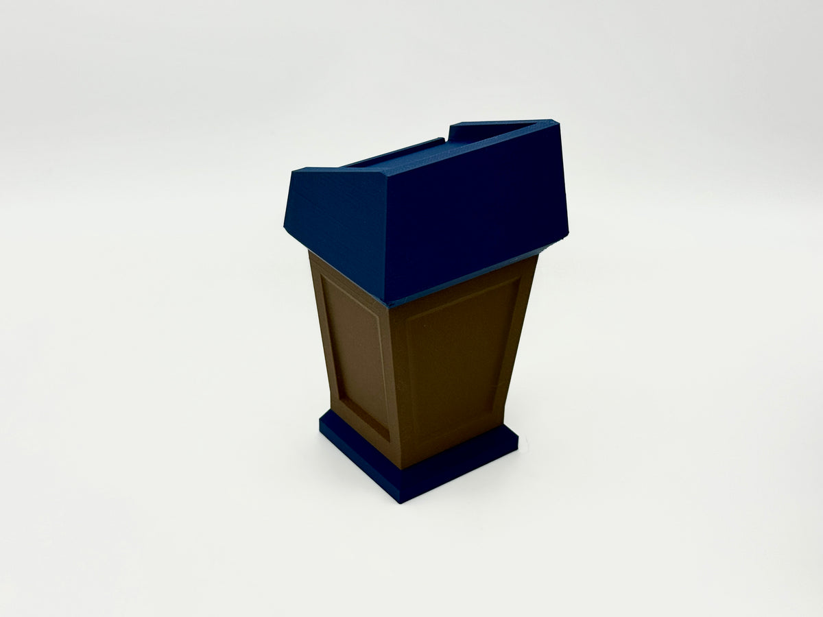 Diorama - Podium #02 - Whitehouse, President Lectern 1/12 Scale