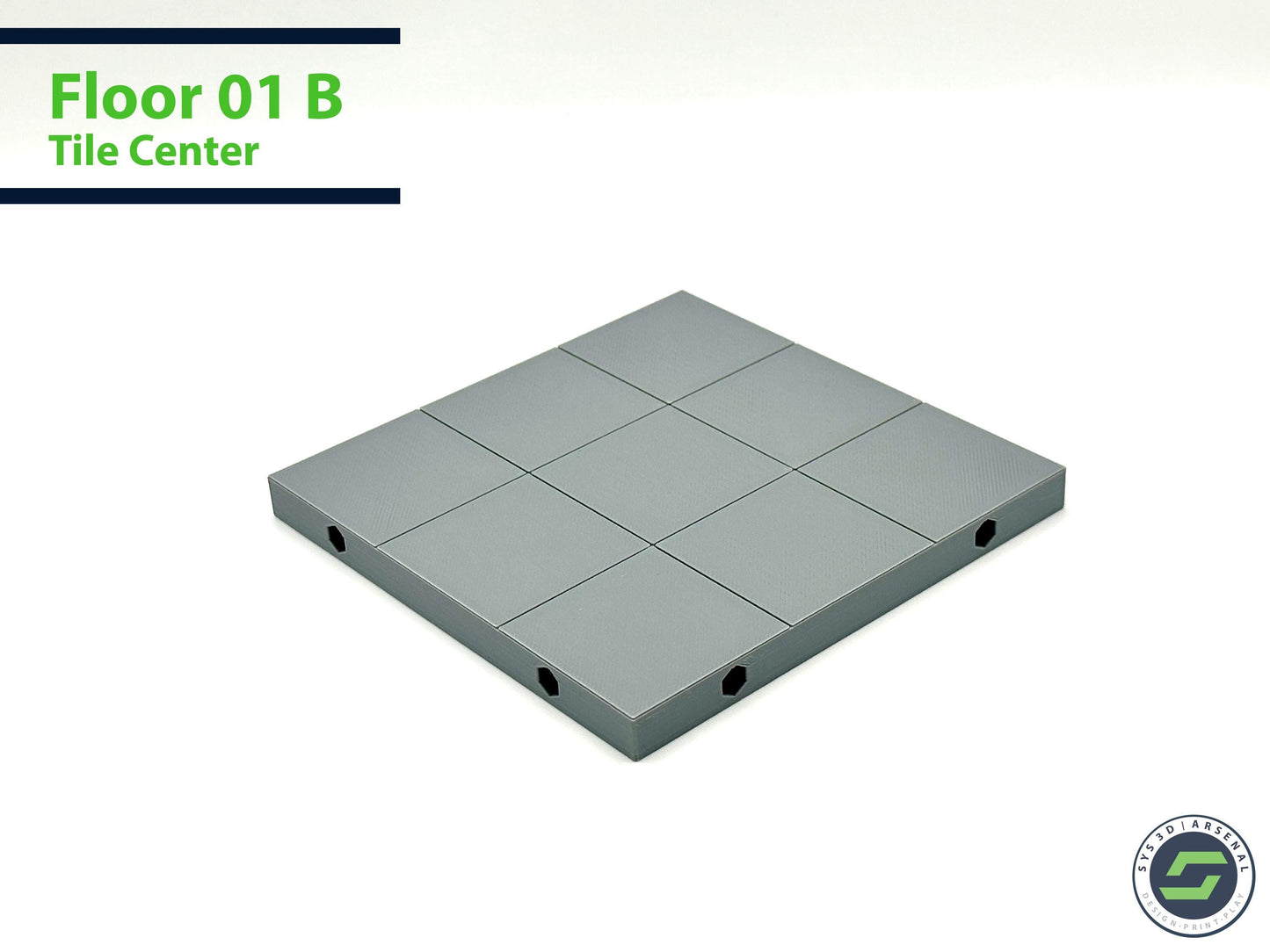 Diorama: Tile Floor - Center/Wall Base