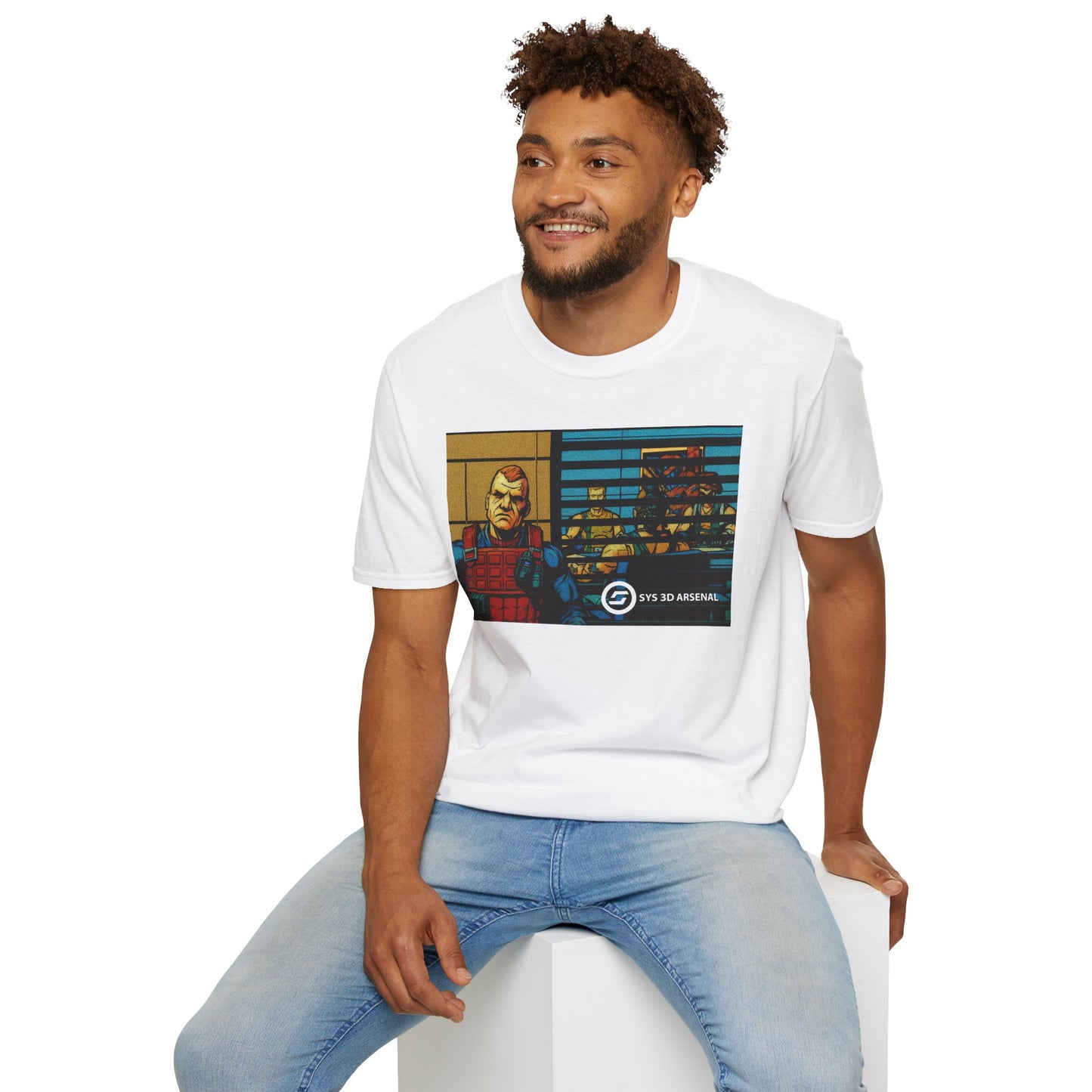 G.I. Joe Scrap Iron Office Confessional Unisex T-Shirt - SYS 3D