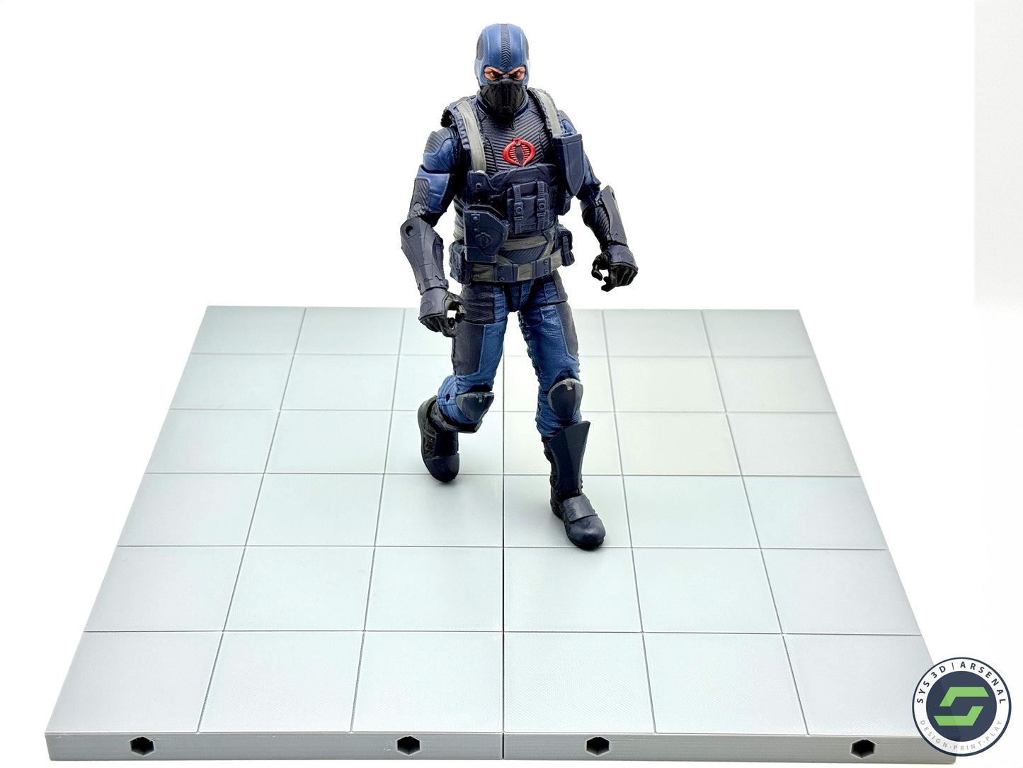 Diorama: Tile Floor - Center/Wall Base