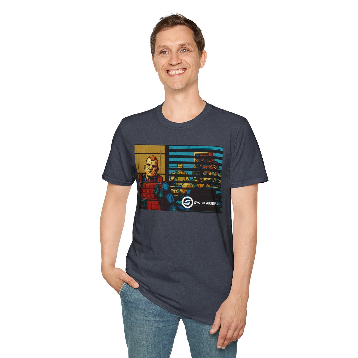 G.I. Joe Scrap Iron Office Confessional Unisex T-Shirt - SYS 3D