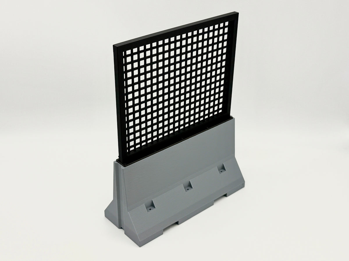 Road Barriers 1/12 Scale - G.I. Joe, Valaverse, Action Force, Moster Force
