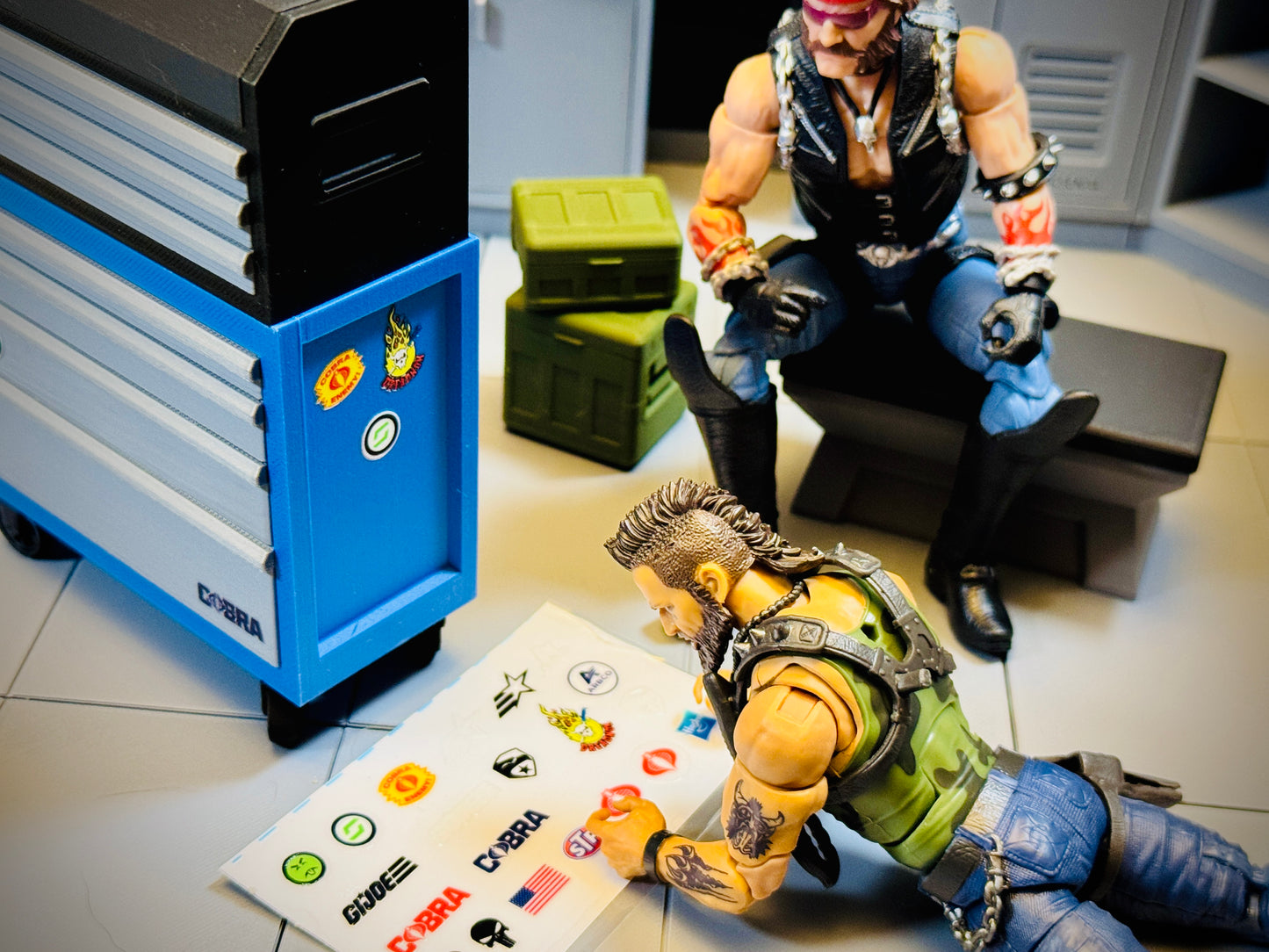 Transfer Decal Sheet - 1/12 Scale G.I. Joe