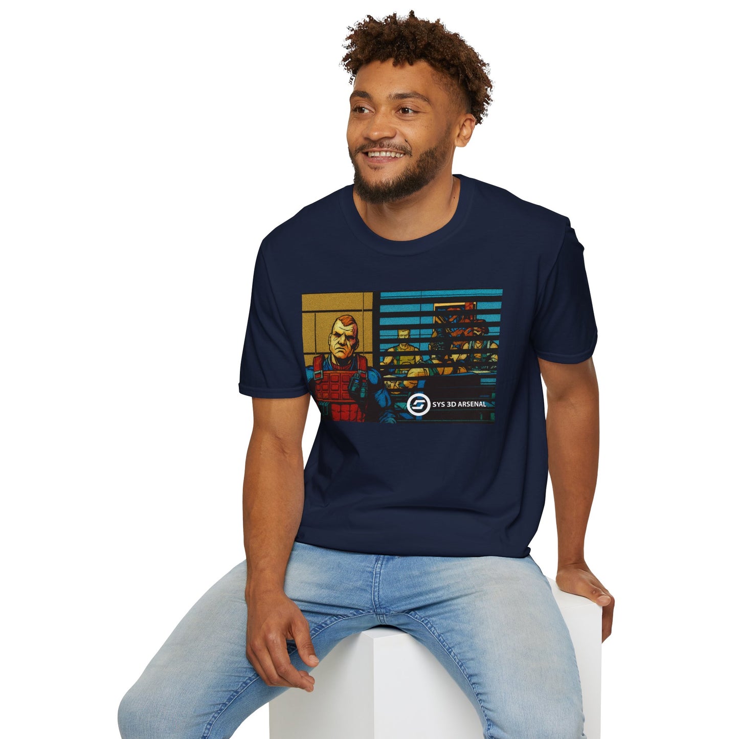 G.I. Joe Scrap Iron Office Confessional Unisex T-Shirt - SYS 3D