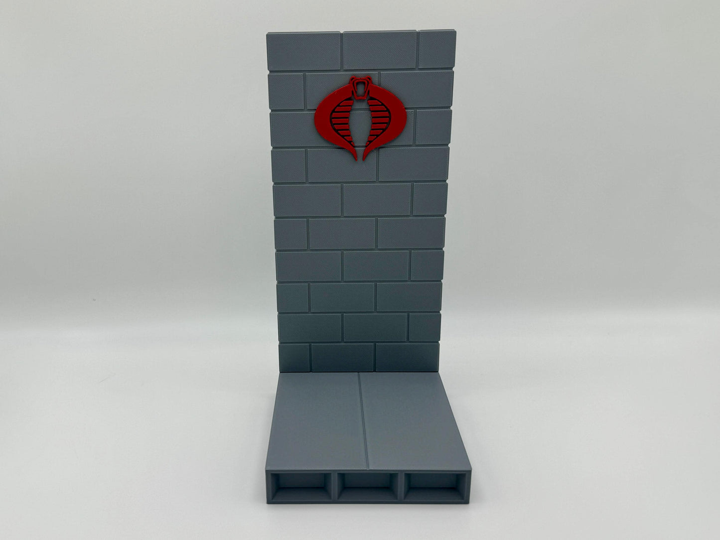 Figure Stand: Block Wall G.I. Joe/Cobra