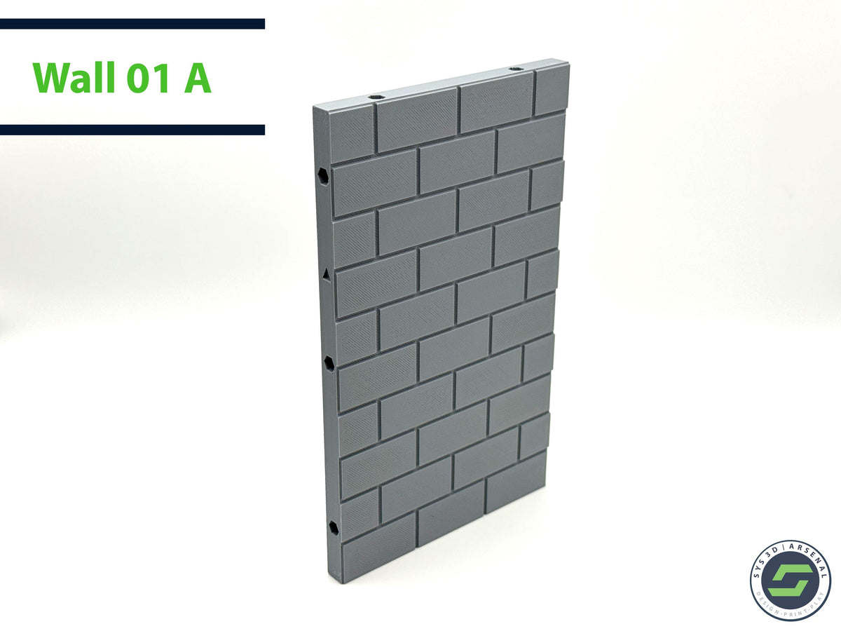 Diorama: Concrete Block - Basic Walls – SYS 3D Arsenal