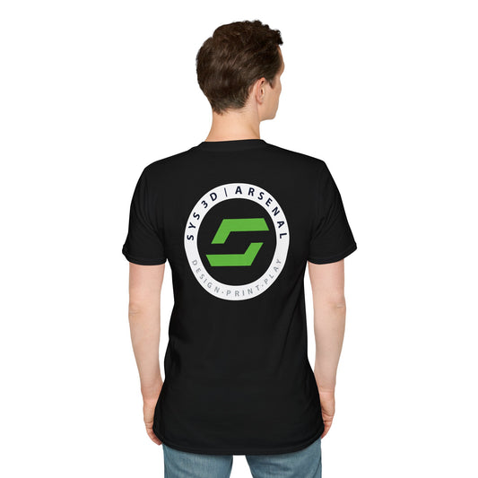 SYS 3D Arsenal Logo Front/Back T-Shirt