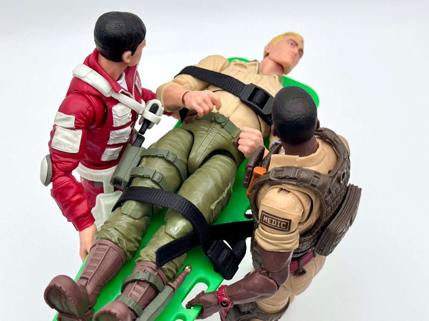 Medic Spine Board - G.I. Joe, Valaverse, Monster Force 1/12 Scale