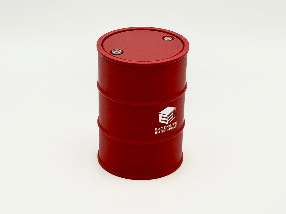 1:12 Scale Drum with Logo - 55 Gallon Barrel)