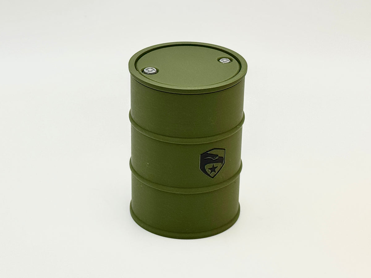 1:12 Scale Drum with Logo - 55 Gallon Barrel)