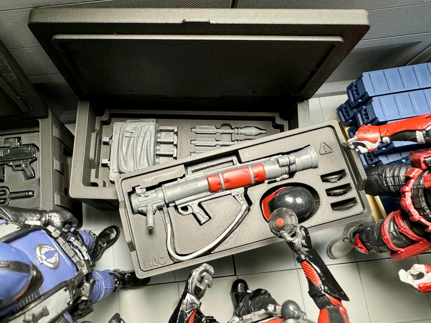 Mission Crate: Large HISS Infantry Trooper 110 Fire Team - G.I. Joe/Cobra