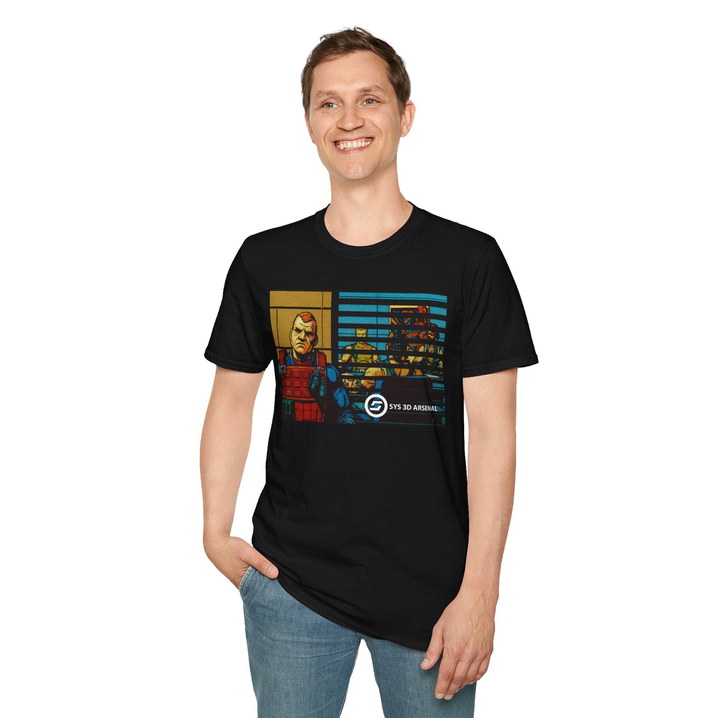 G.I. Joe Scrap Iron Office Confessional Unisex T-Shirt - SYS 3D