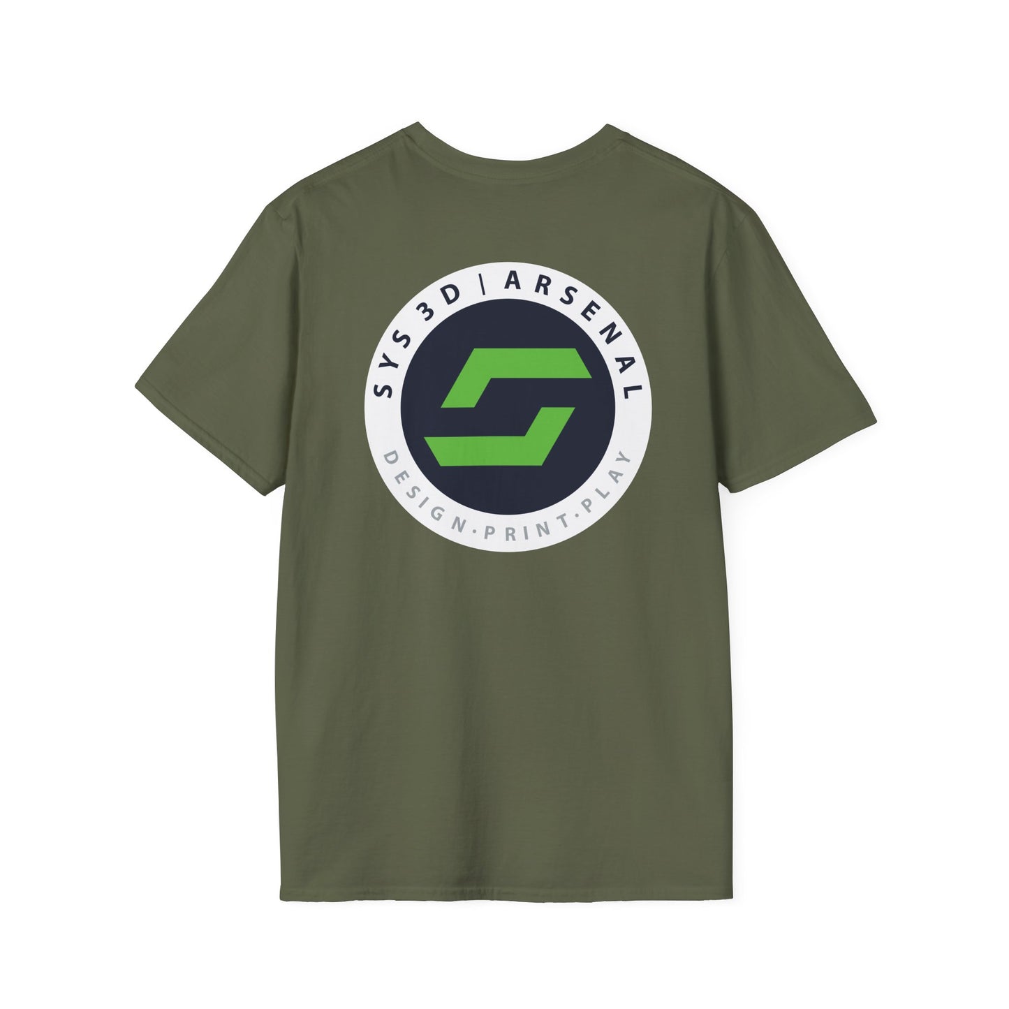 SYS 3D Arsenal Logo Front/Back T-Shirt
