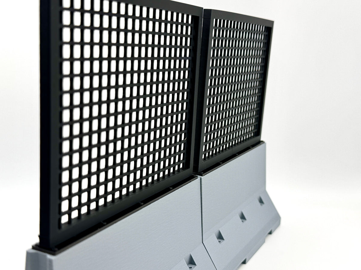 Road Barriers 1/12 Scale - G.I. Joe, Valaverse, Action Force, Moster Force