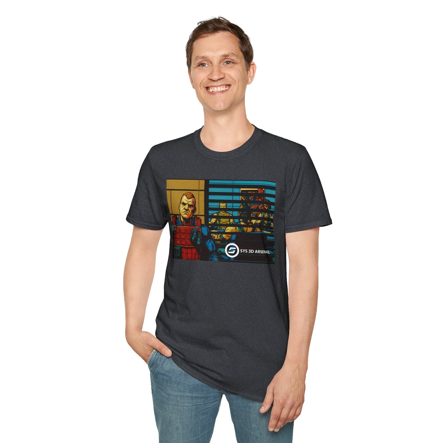 G.I. Joe Scrap Iron Office Confessional Unisex T-Shirt - SYS 3D
