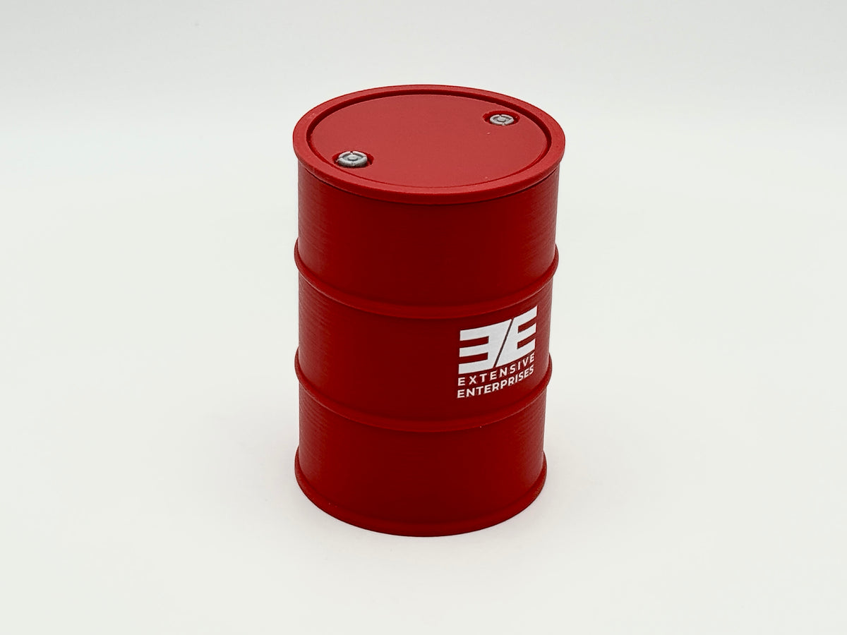 1:12 Scale Drum with Logo - 55 Gallon Barrel)