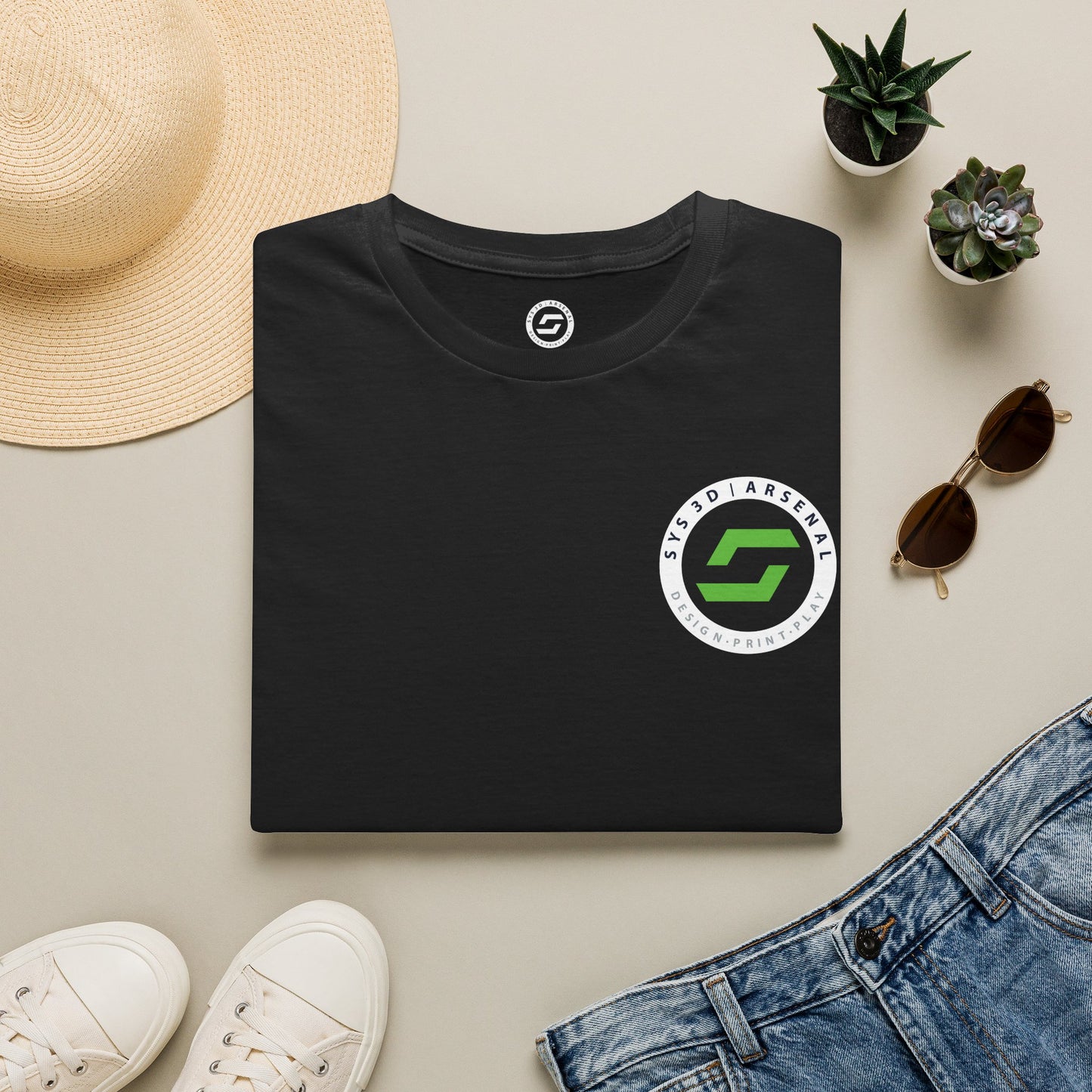 SYS 3D Arsenal Logo Left Chest T-Shirt