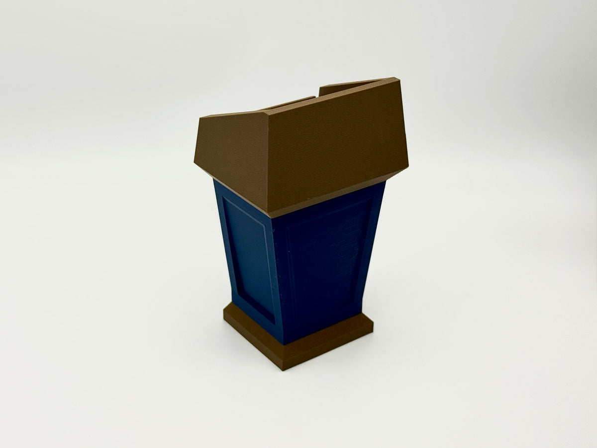 Diorama - Podium #02 - Whitehouse, President Lectern 1/12 Scale