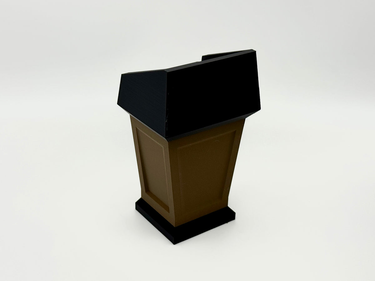 Diorama - Podium #02 - Whitehouse, President Lectern 1/12 Scale