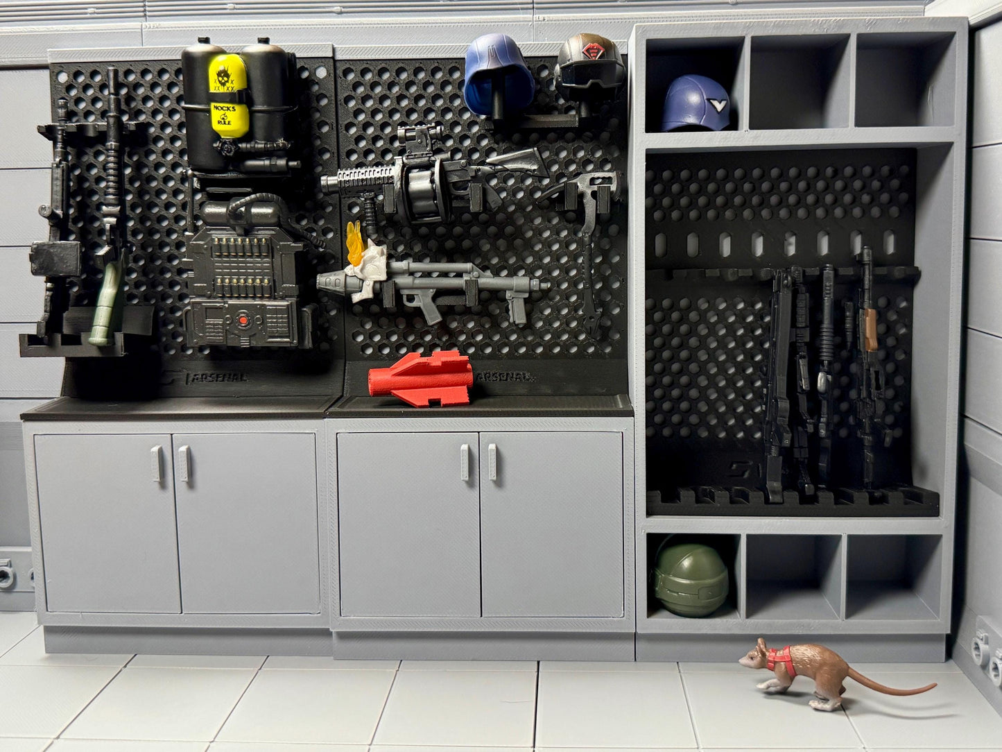 Armory - Rack & Cabinet #04 (Half Cabinet)