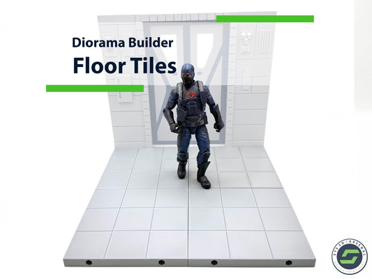 Diorama: Tile Floor - Center/Wall Base