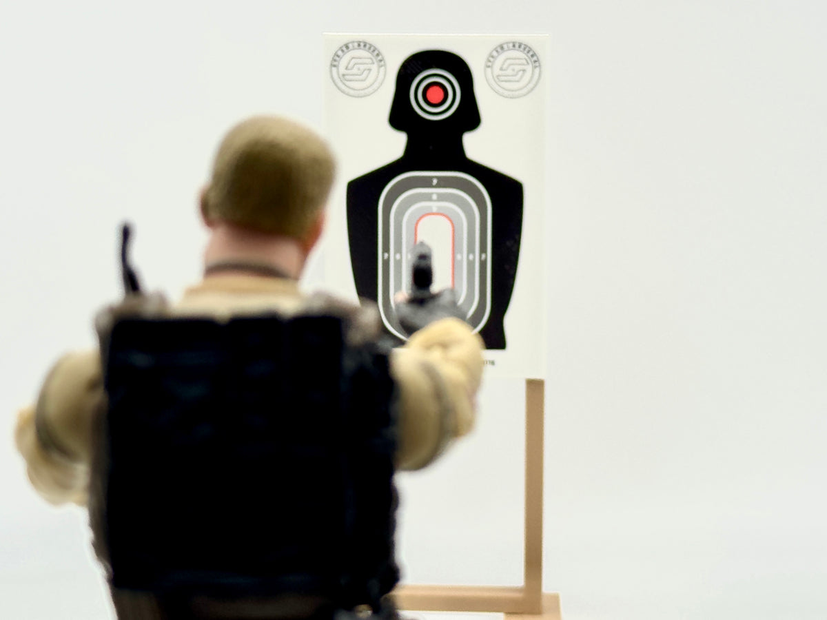 Armory - Shooting Range - 1/12 Scale G.I. Joe, Valaverse, Monster Force, Marvel Legends