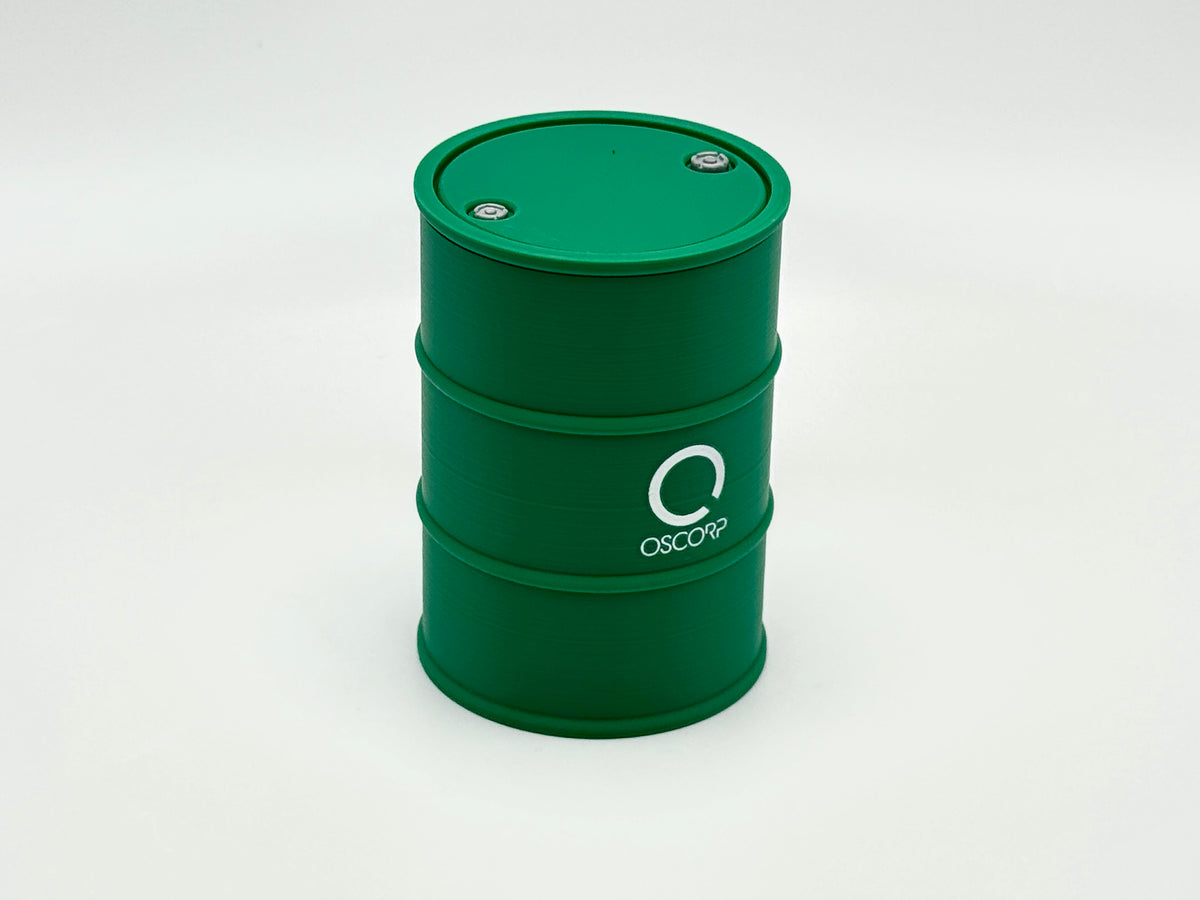 1:12 Scale Drum with Logo - 55 Gallon Barrel)