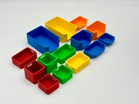 Diorama: Shop Shelving Bins 1:12 Scale