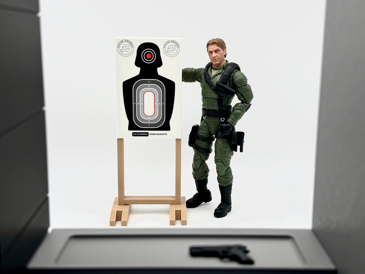 Armory - Shooting Range - 1/12 Scale G.I. Joe, Valaverse, Monster Force, Marvel Legends