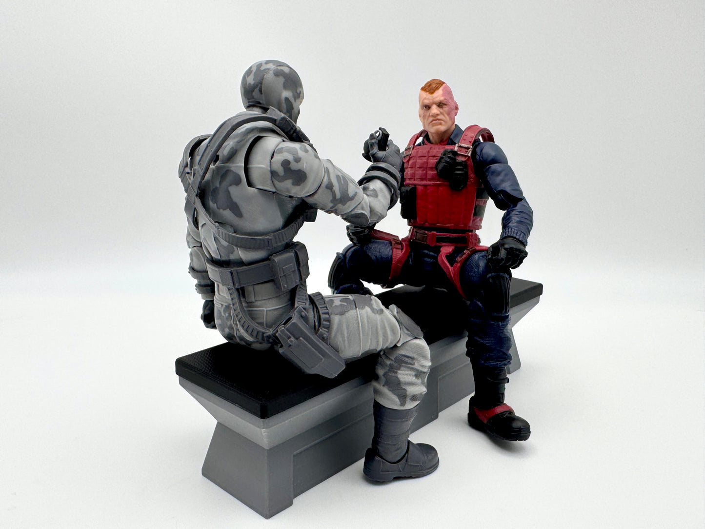Armory - Troop Locker Bench - 1/12 Scale - G.I. Joe, Valaverse, Monster Force, Marvel Legends