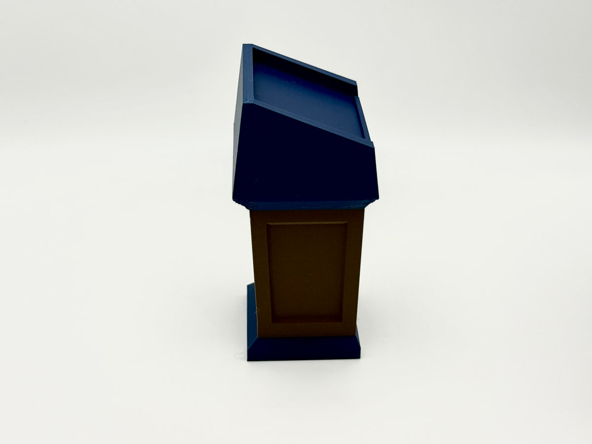 Diorama - Podium #02 - Whitehouse, President Lectern 1/12 Scale