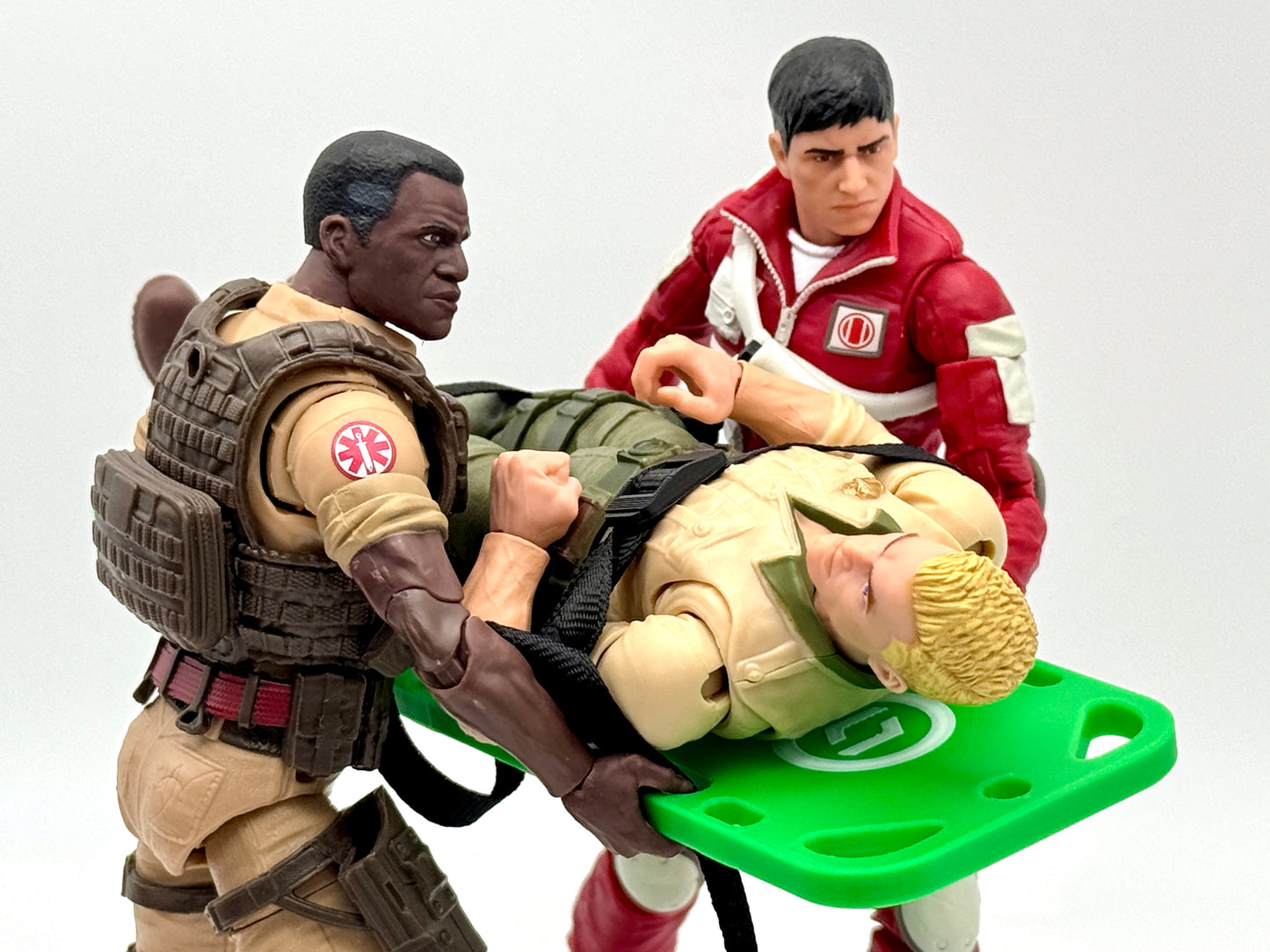 Medic Spine Board - G.I. Joe, Valaverse, Monster Force 1/12 Scale