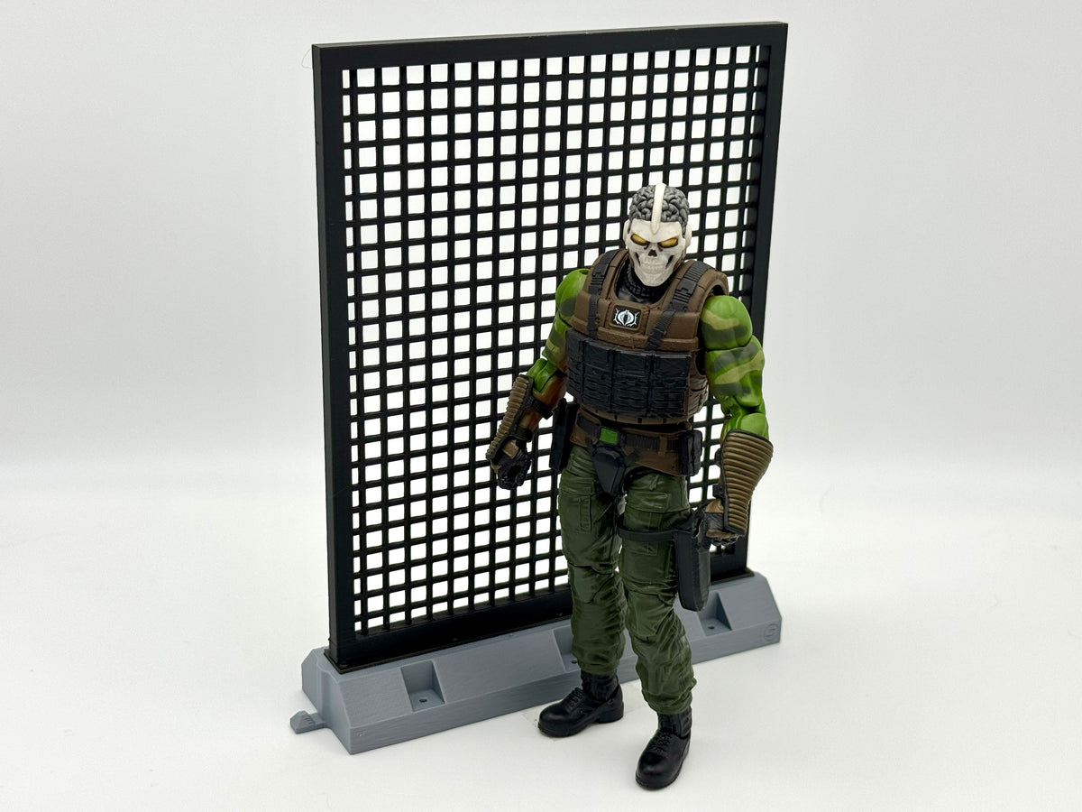 Road Barriers 1/12 Scale - G.I. Joe, Valaverse, Action Force, Moster Force