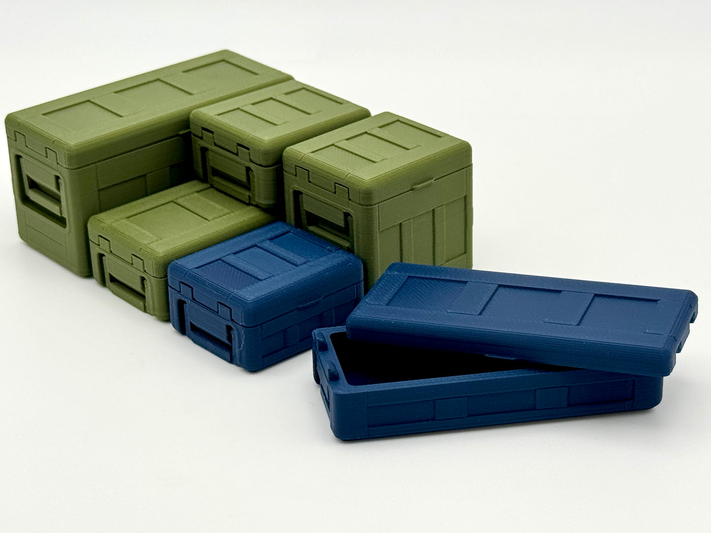 Utility Crates Large, Medium, Small, X-Small - G.I. Joe 3.75 Scale
