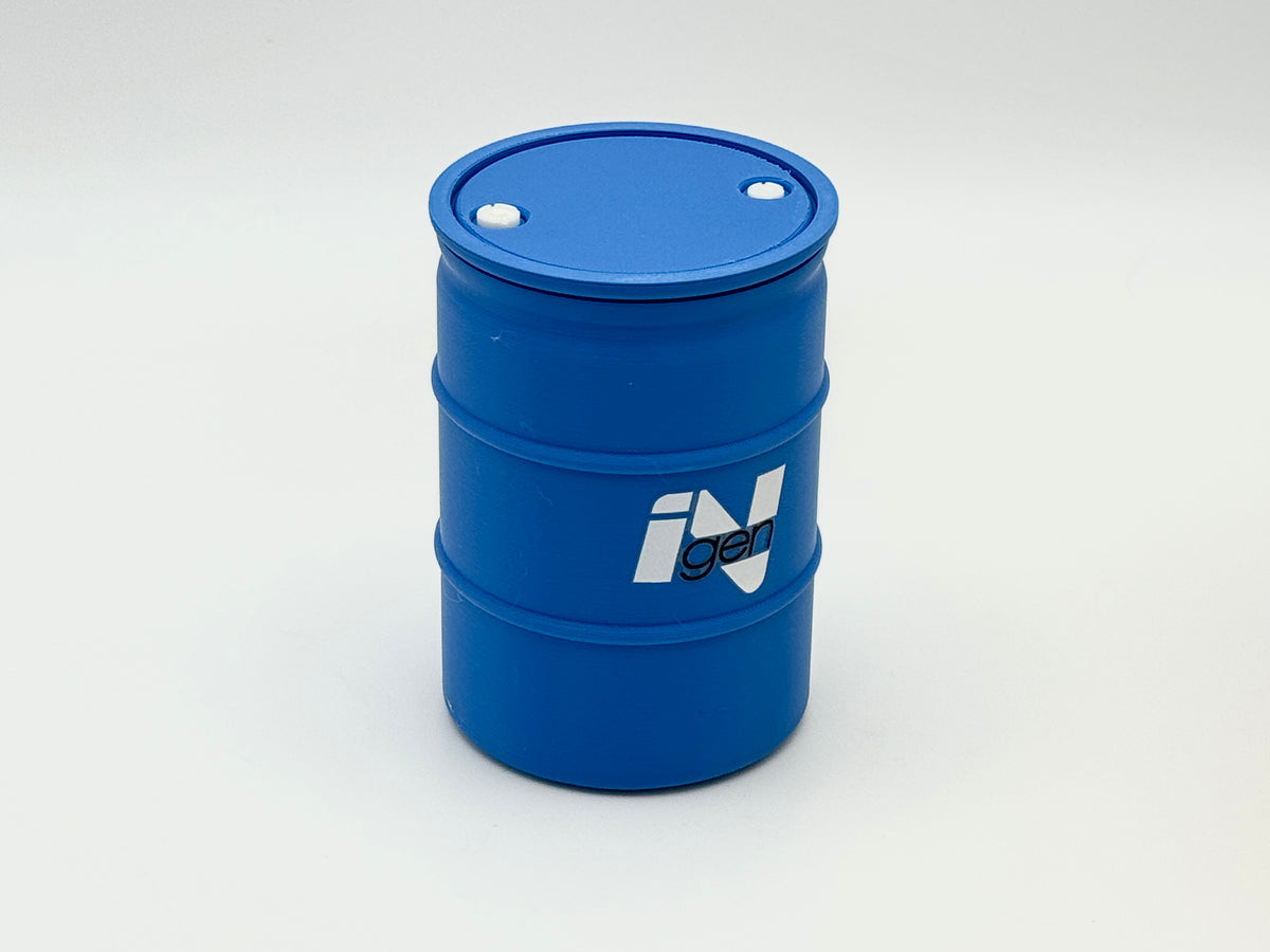 1:12 Scale Drum with Logo - 55 Gallon Barrel)